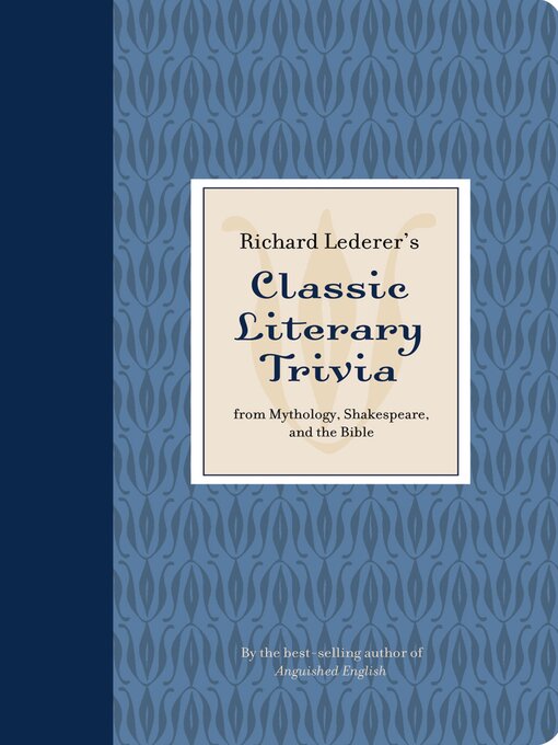 Cover image for Richard Lederer's Classic Literary Trivia